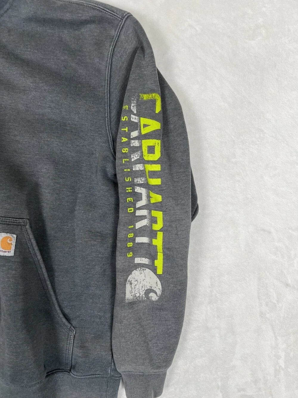 Carhartt shows wear